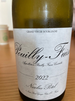 Nicolas Potel Pouilly Fuisse 22 75CL