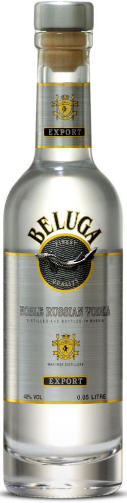 Beluga Noble Russian Vodka 40% 5CL